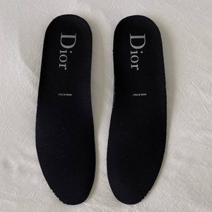AUTH Christian Dior B23 HT Oblique Transparency Low H565 Black Baskets Insoles